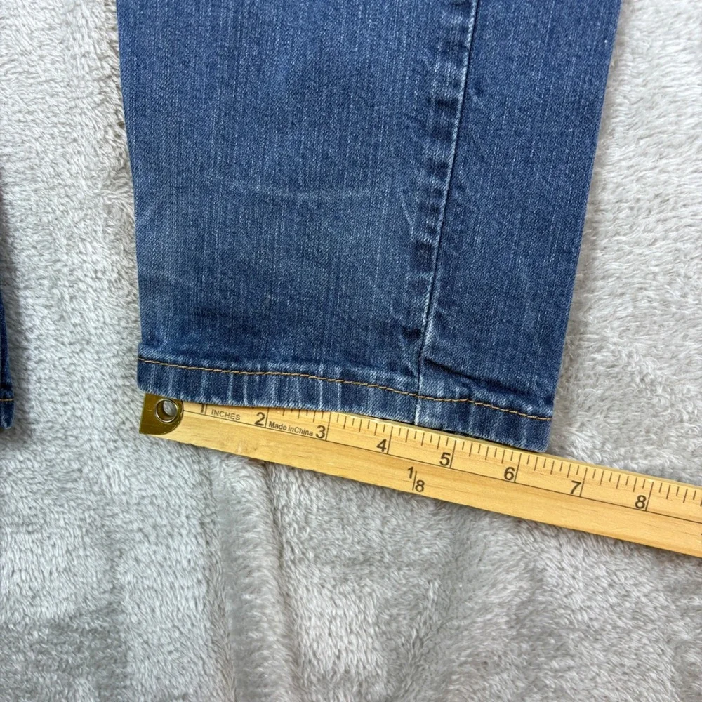 Levi's Jeans Men 31x30 (Fits 32x28) 502 Taper Whisker Faded Blue Regular Stretch